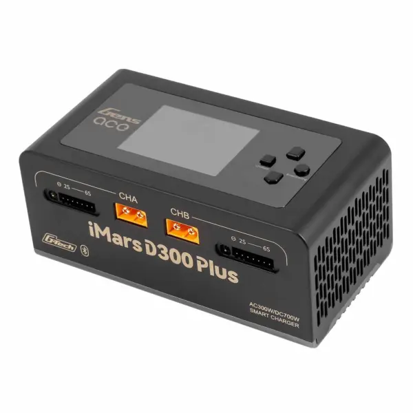 Gensace Charger Imars D300 Plus Dual Channel (Uk) Black