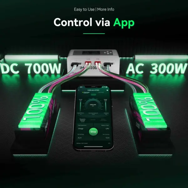 Gensace Charger Imars D300 Plus Dual Channel (Eu) Black