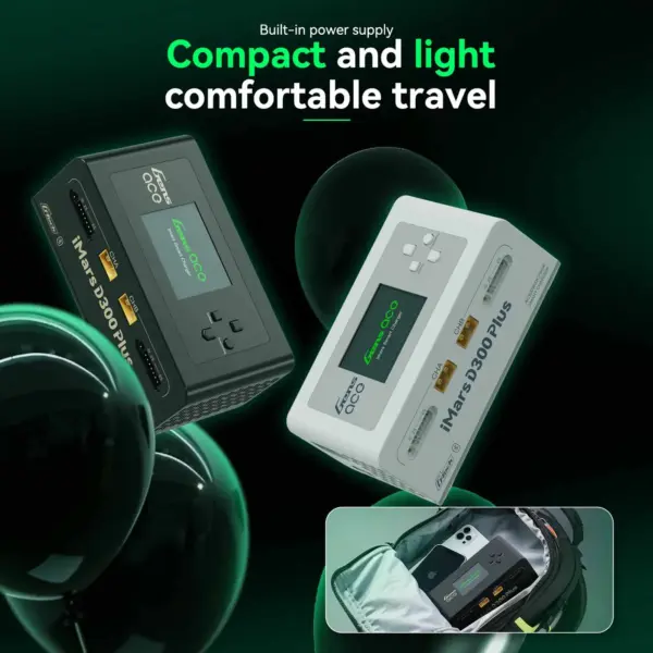 Gensace Charger Imars D300 Plus Dual Channel (Eu) Black