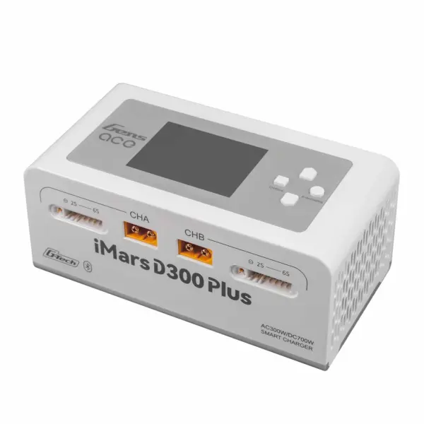 Gensace Charger Imars D300 Plus Dual Channel (Eu) White