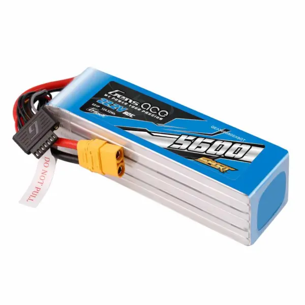 Gensace Sport Lipo 6s 22.2v-5600-80c (Xt90s) 161x46x47mm 760g G-Tech