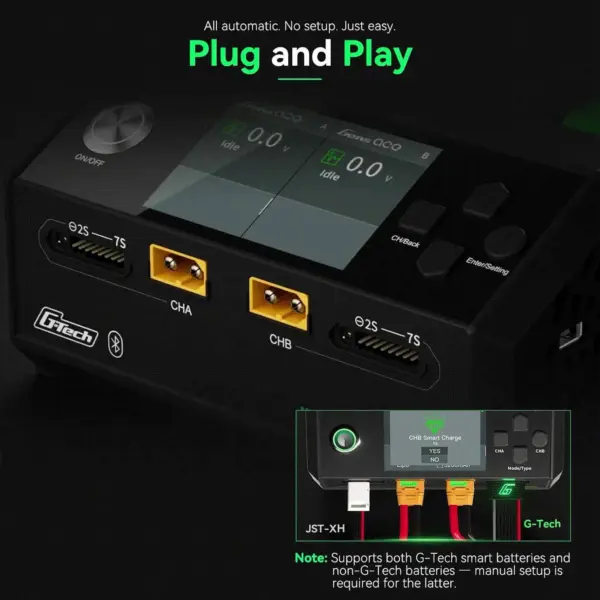 Gensace Charger Imars D1000 Plus Smart Dual Channel Ac 1000w (Eu)