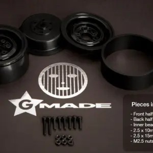 Gmade 1.9 Vr01 Beadlock Wheels (White) (2)