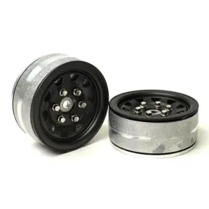 Gmade 1.9 Sr04 Beadlock Wheels (Matt Black) (2)