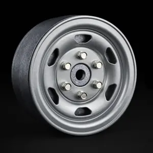 Gmade 1.9 Sr05 Beadlock Wheels (Semigloss Silver) (2)