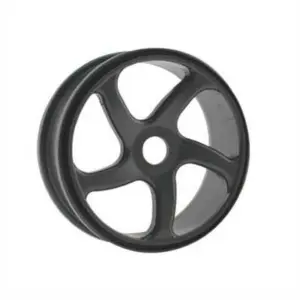 Hobao Trailing 5-Spoke 1/8th Buggy Wheels - Pair - Gun Grey
