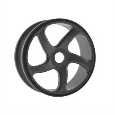 Hobao Trailing 5-Spoke 1/8th Buggy Wheels - Pair - Gun Grey