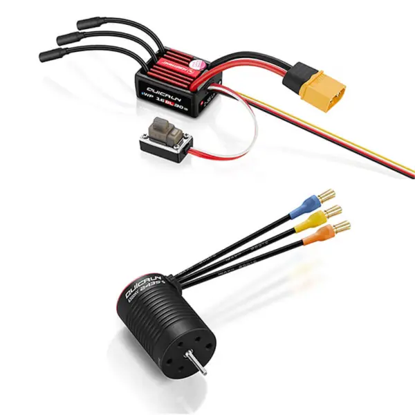 Hobbywing Quicrun Combo Esc G2 16bl30/2435sl 4500kv G3 Motor