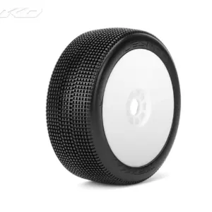 Jetko Lesnar Composite Soft 1:8 Buggy Pre-Glued White Revo Rims (2)