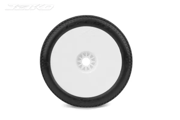 Jetko J Zero Soft 1:8 Truggy Pre-Glued on White Rims (2)