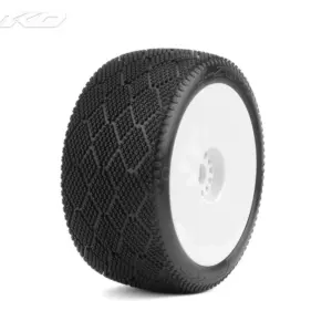Jetko J Zero Super Soft 1:8 Truggy Pre-Glued on White Rims (2)