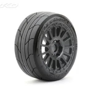 Jetko Ex Super Sonic 1:8 Buggy Belted Tyre Black Wheels 17mm Hex (2)