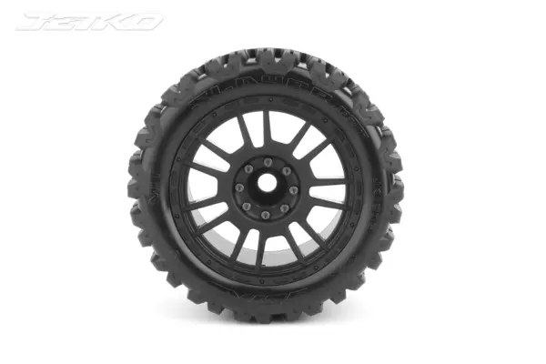 Jetko Ex Tyre Mt Slayer Belted 4.0 Black Wheel 12-17mm (2)"