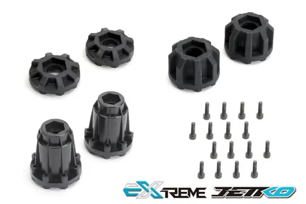 Jetko Ex Tyre Mt Slayer Belted 4.0 Black Wheel 12-17mm (2)"