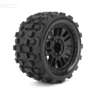 Jetko Ex Tyre Mt Wasteland Belted 4.0 Black Wheel 12-17mm (2)"