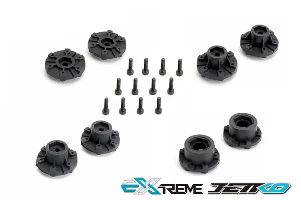 Jetko Ex Tyre Mt King Cobra Black Wheel 2.8 Hex 12-14-17mm (2)"