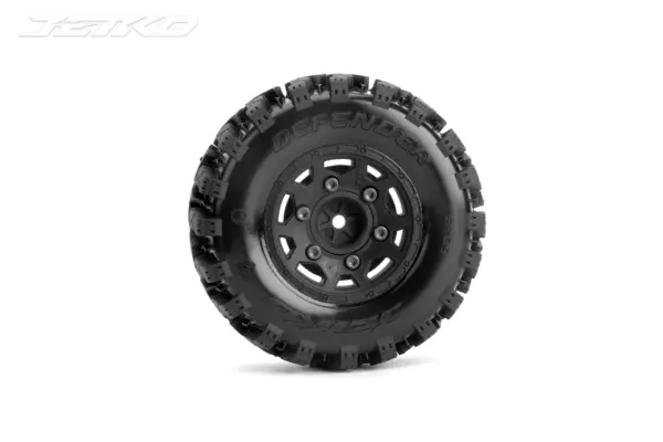 Jetko Ex Belted Tyre Defender Sc Black Wheel Hex 12-14-17mm (2)