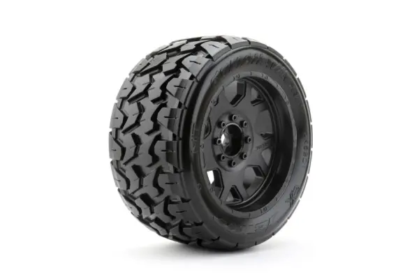 Jetko Ex Tyre Tomahawk Belted XMT Black Wheel TRX Xmaxx Kraton (2)