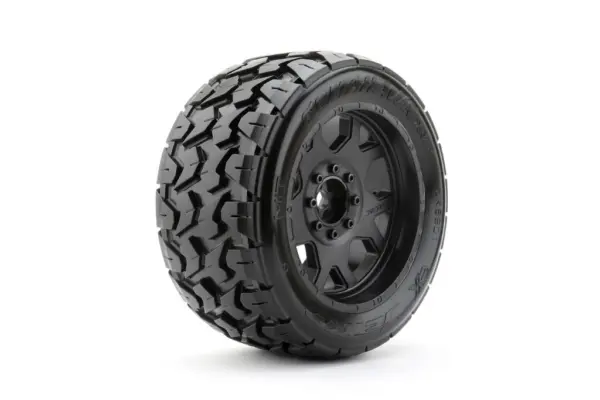 Jetko Ex Tyre Tomahawk Belted XMT Black Wheel TRX Xmaxx Kraton (2)