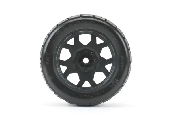 Jetko Ex Tyre Tomahawk Belted XMT Black Wheel TRX Xmaxx Kraton (2)