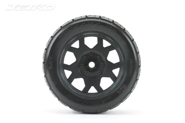 Jetko Ex Tyre Tomahawk Belted XMT Black Wheel TRX Xmaxx Kraton (2)