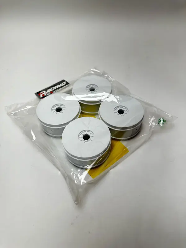 Jetko 1:8 Buggy Revo Wheel White (1) Bulk