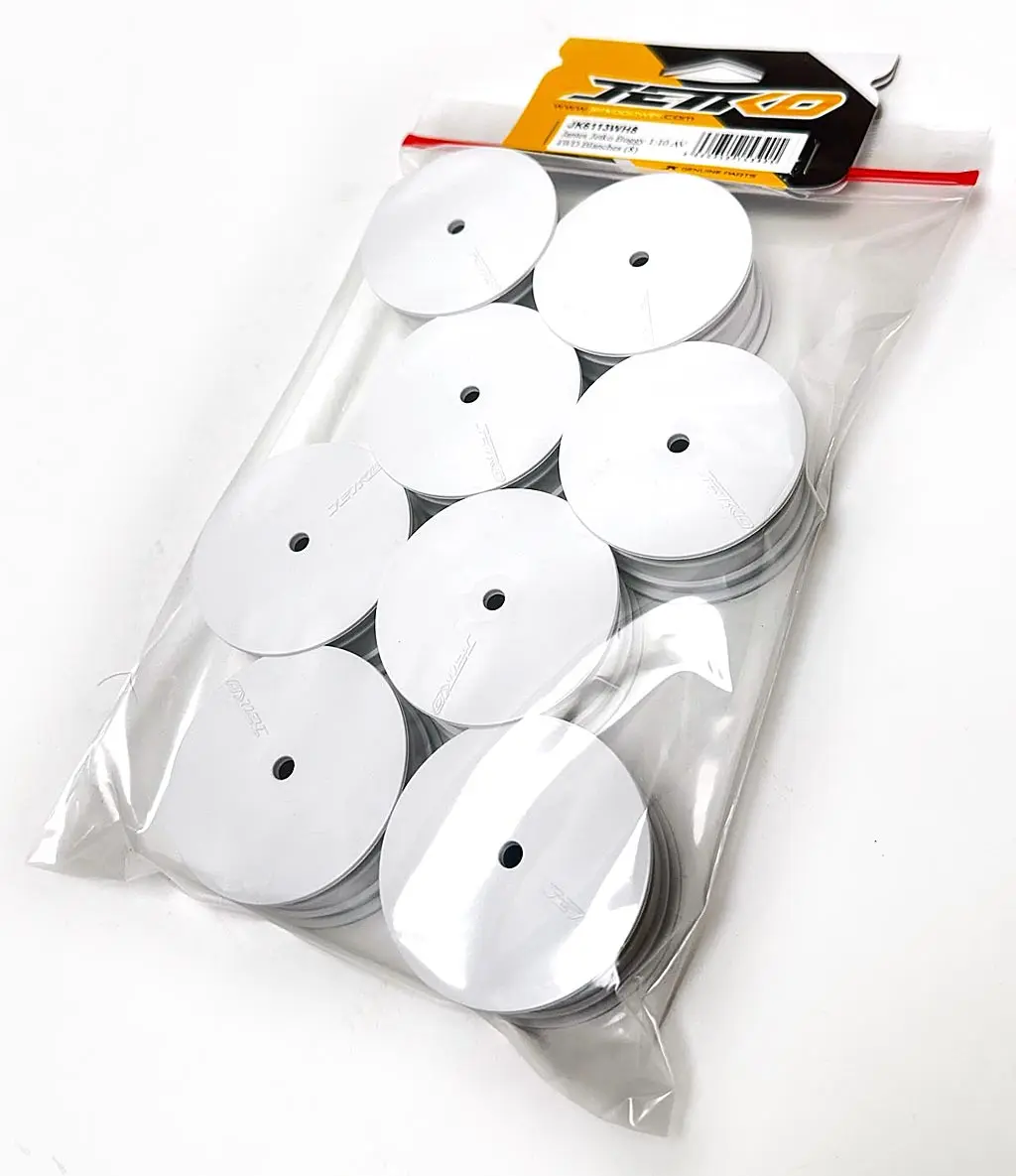 Jetko Wheels 1:10 Buggy Front White 4wd (8pack)