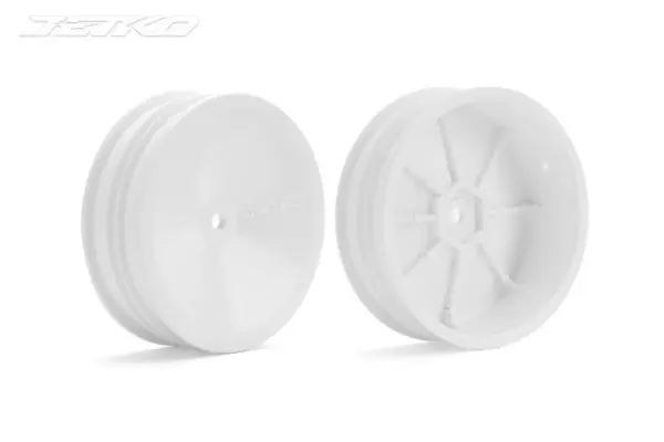 Jetko Wheels 1:10 Buggy Front Slim White 2wd (8pack)