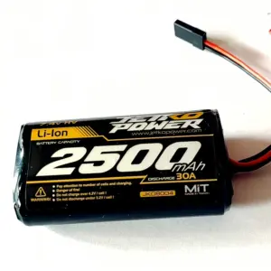 Jetko Power Rx Li-Ion 2s 7.4v-2500 (Jr) 66x18x36mm 97g