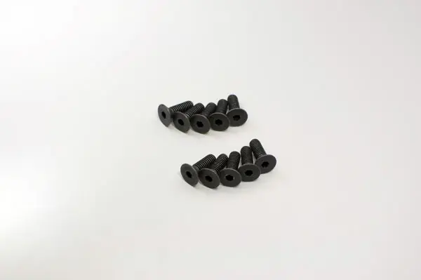 Flat Head Metallic Screws M4x12mm (10) Kyosho