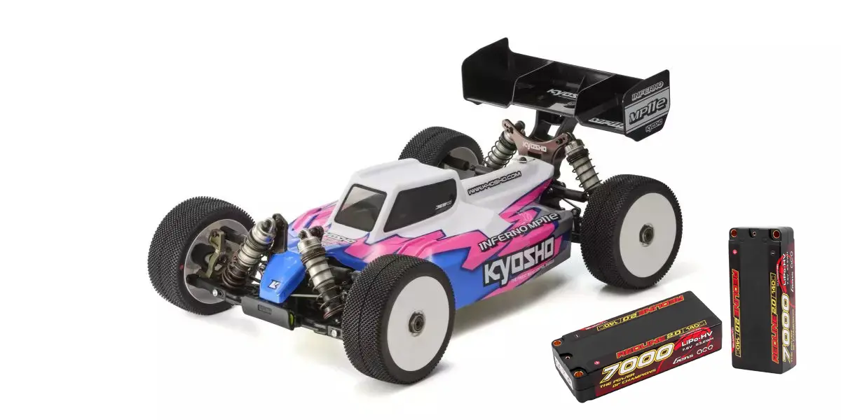 COMBO Kyosho Inferno MP11e + GEA70002S14M5 Mid Size 7000 (X2)
