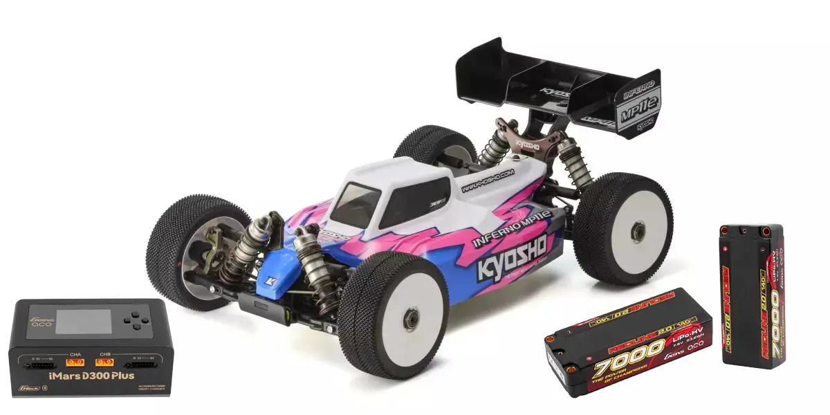 COMBO Kyosho Inferno MP11e + GEA70002S14M5 Mid Size 7000 (X2) – view 2