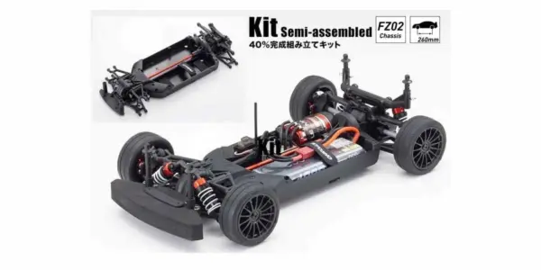 Kyosho Fazer Fz02 1:10 Chassis Kit