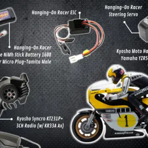 Kyosho Hor Yamaha Yzr500 1:8 Kit Combo Set W/Kt231p-Gpw17/18/21-71351