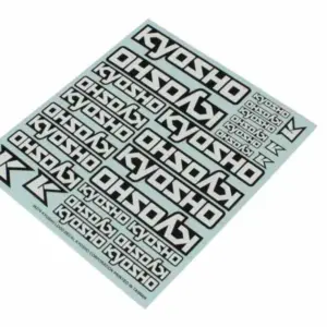 Kyosho Logo Decal Sheet (235x210mm)