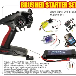 Kyosho Starter Set B 1:10 (Kt231-70706-82245-Hd3001-Batt-Charg (Uk)