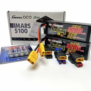 Ke Power Bundle #22 - 2x2s Lipo (Multi)-100w Charger-Aa Dry Cells