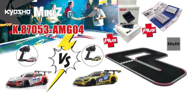 Kyosho Grand Prix Circuit 50 Mini-Z Mercedes AMG GT3 MR04 ReadySet