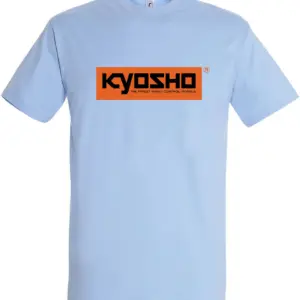 Kyosho T-Shirt Spring 24 Sky Blue/Orange - 4xl