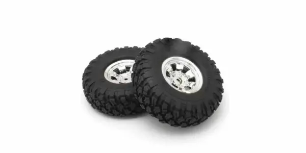Kyosho Kc10 Spoke Chrome Complete Wheels (2)