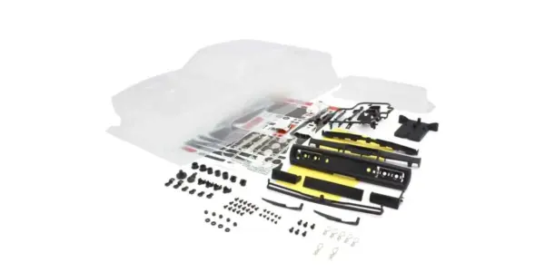 Kyosho Fazer Fz02-Ve 1:10 Dodge Charger 1970 Clear Body Set
