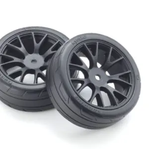 Kyosho 1:10 Fazer Pre-Glued Tc Medium Tyres (2)