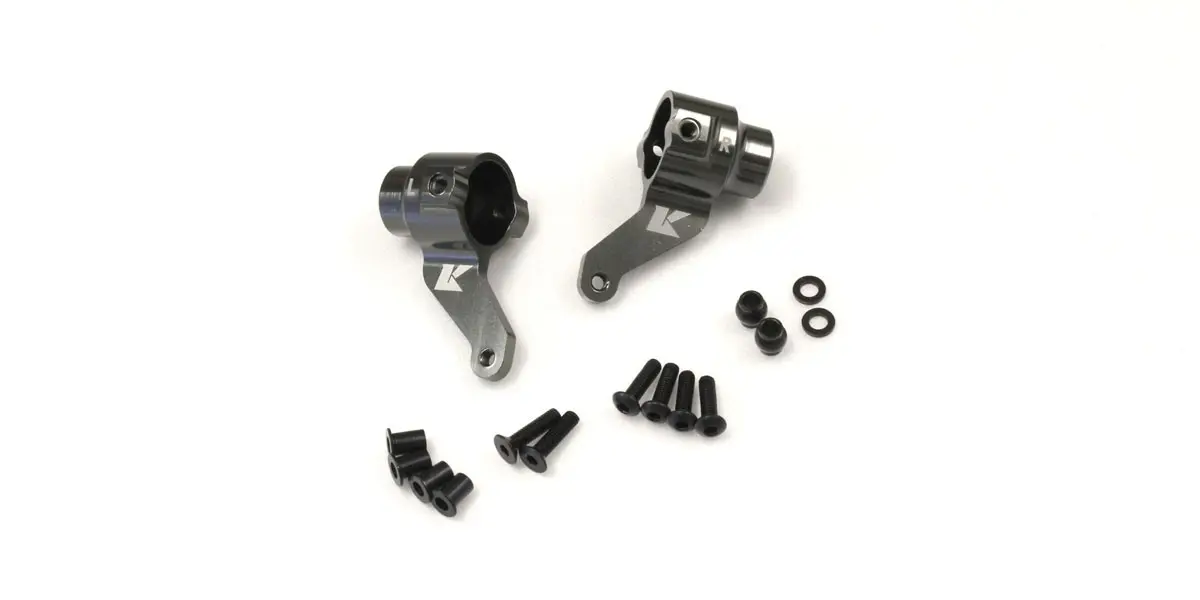 Knuckle&Hub Set Alu CNC (2) Fazer Kyosho