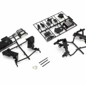 Kyosho Hanging-on Racer Main Frame and Gearbox Set (Yzr500/Black)