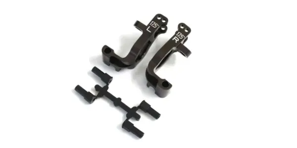 Front Hub Carrier Set Kyosho Inferno Mp9-Mp10 Aluminium - 17.5 Deg.