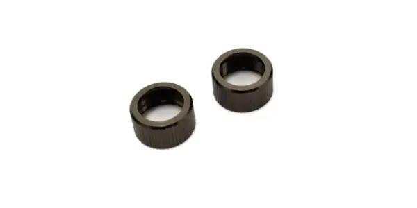 Shock Caps (2) Gun Metal Inferno Gt Nitro Kyosho