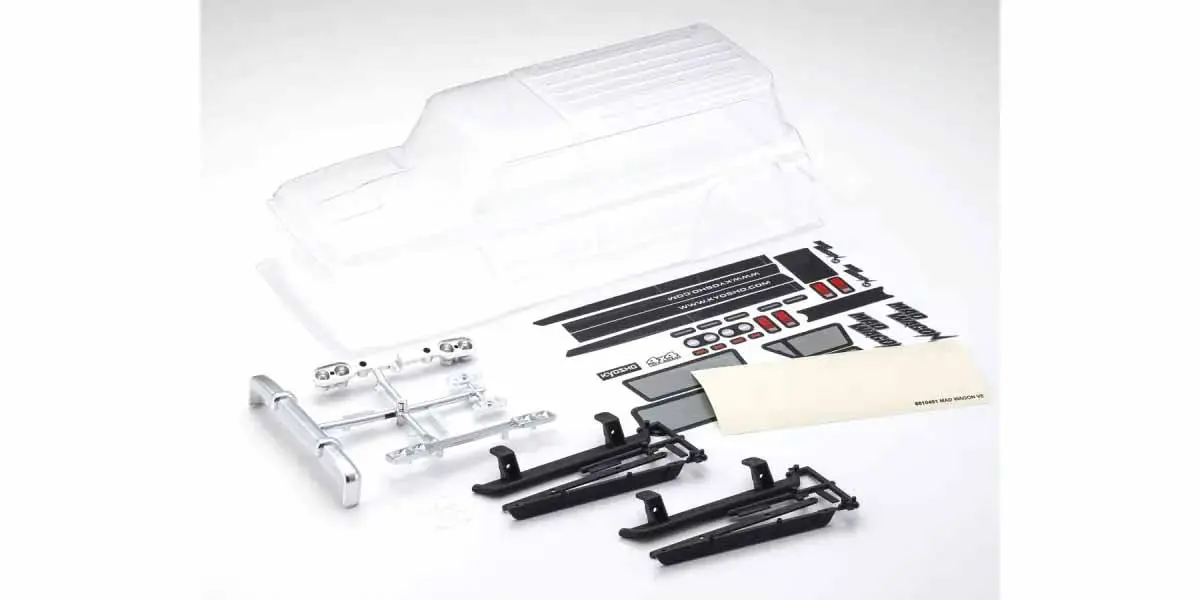 Body Shell Set Kyosho Mad Wagon VE - Clear – view 3