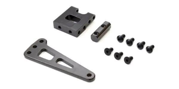 Reversible Servo Mount Set Kyosho Lazer Zx7 - Aluminium
