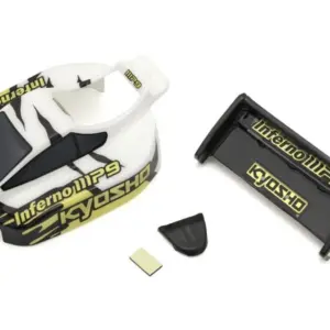 Pre-Painted Mini-Z Buggy Inferno Mp9 Tki3 Body Set - White-Black