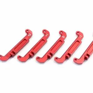 Kyosho Mini-Z Buggy Aluminium Setting Steering Plate Set (5) Red